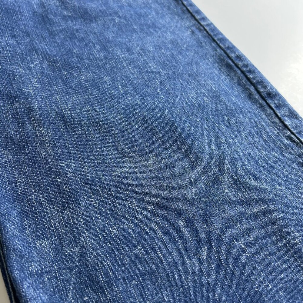 Anne Klein Women's Wide Leg Crop High Rise Blue Jean size 12 - Picture 6 of 16